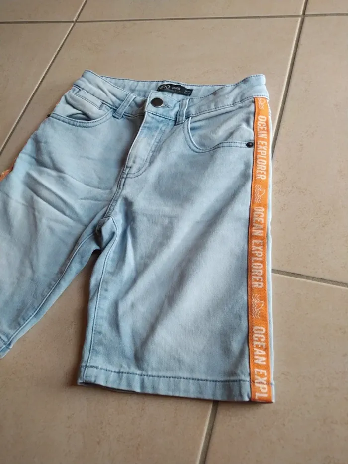 Short bermuda garçon taille 10 ans marque NPO - photo numéro 5