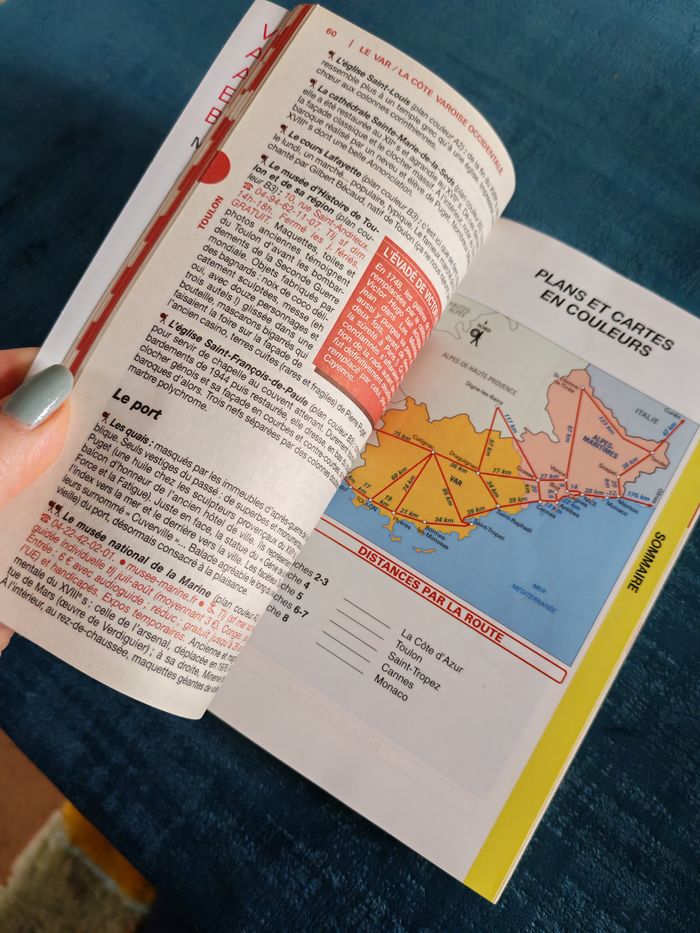 Côte d'Azur, Alpes-Maritmes, Var, Le Routard, plan de Nice inclus, 2016 - photo numéro 2