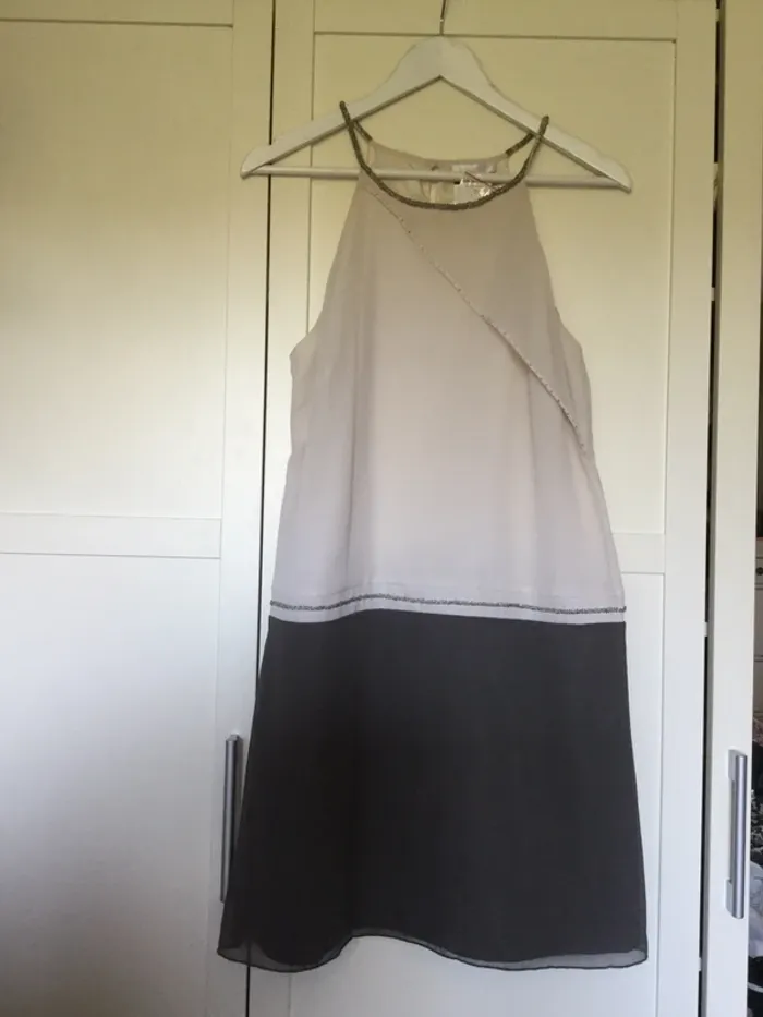 Robe bicolore