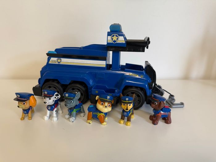 Camion pat patrouille total team Chase 6 figurines
