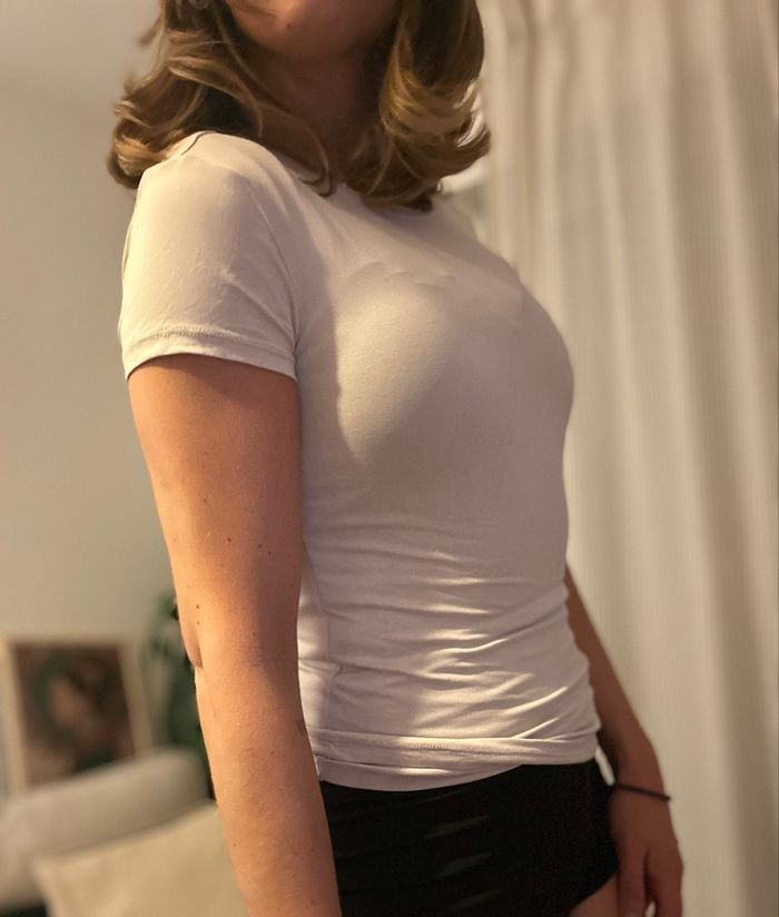 Haut sport h&M blanc crème