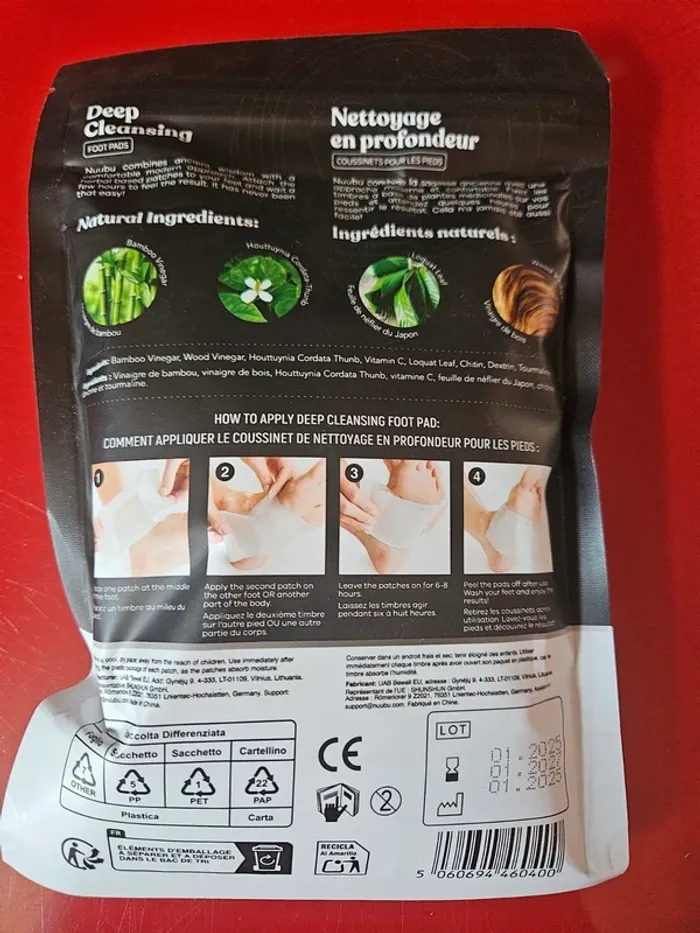 Patch nettoyage en profondeur coussinet pour les pieds - photo numéro 2