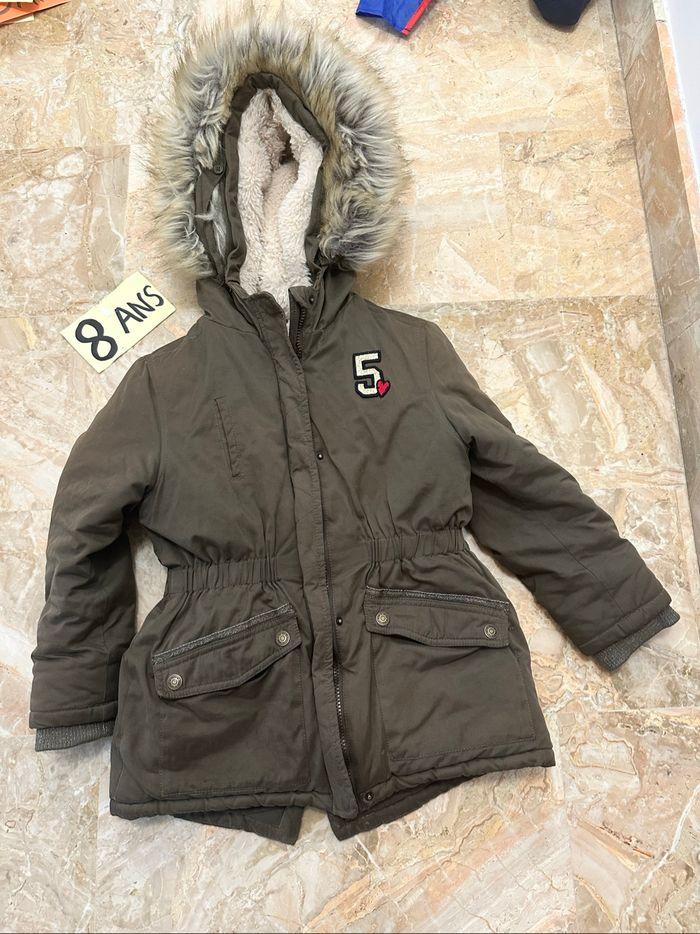 Manteau chaud 8 ans