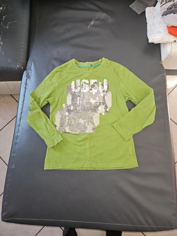 Tee shirt manche longue garçon 10 ans