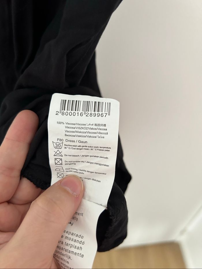 Robe noire manches courtes décolleté zippé avec poches Camaïeu 36 - photo numéro 6