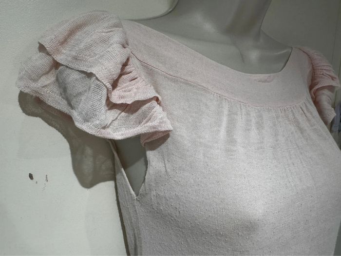 Robe rose transparente naf Naf Taille XS - photo numéro 2