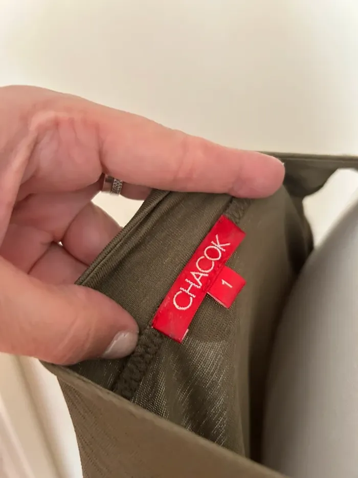Chacok débardeur, top haut sans manches kaki, modèle Liron - photo numéro 5