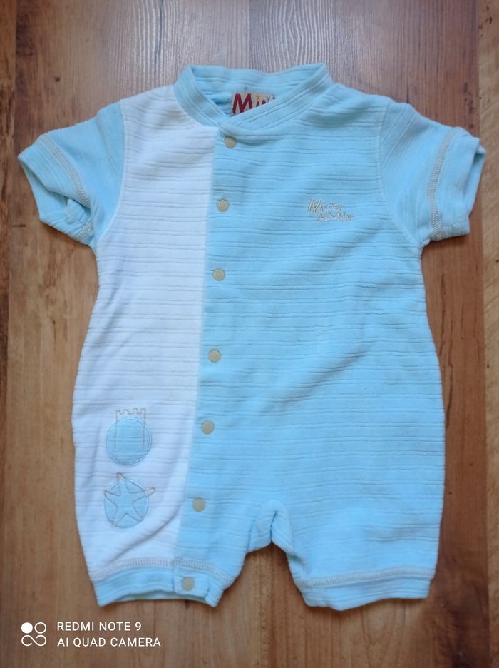 Barboteuse combishort mixte, Mini Junsie, taille 6 mois