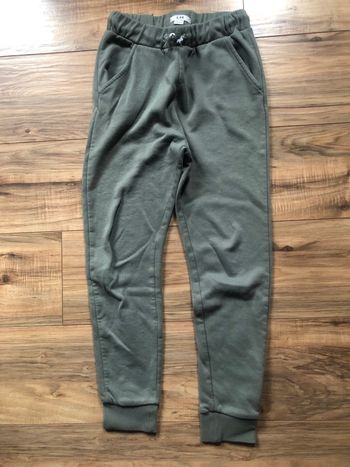 Pantalon jogging uni kaki LH 12 ans
