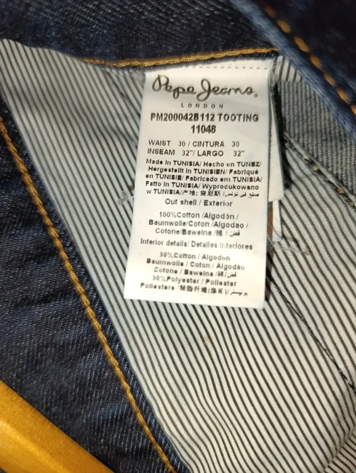 Superbe jean regular fit Pepe jeans London taille 30 x 32 - photo numéro 12