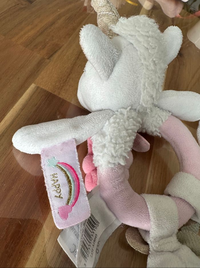 Doudou et Compagnie Hochet Licorne Lucie - photo numéro 5