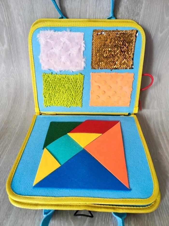 Livre éducatif en feutrine apprentissage - photo numéro 5