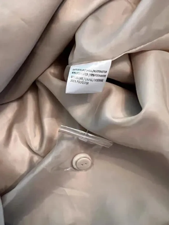 Manteau bleu bonheur neuf taille 50 beige - photo numéro 8