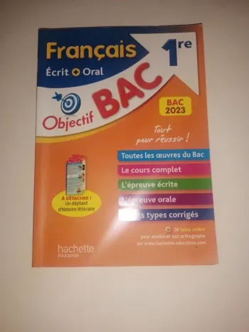 Bac français 1re