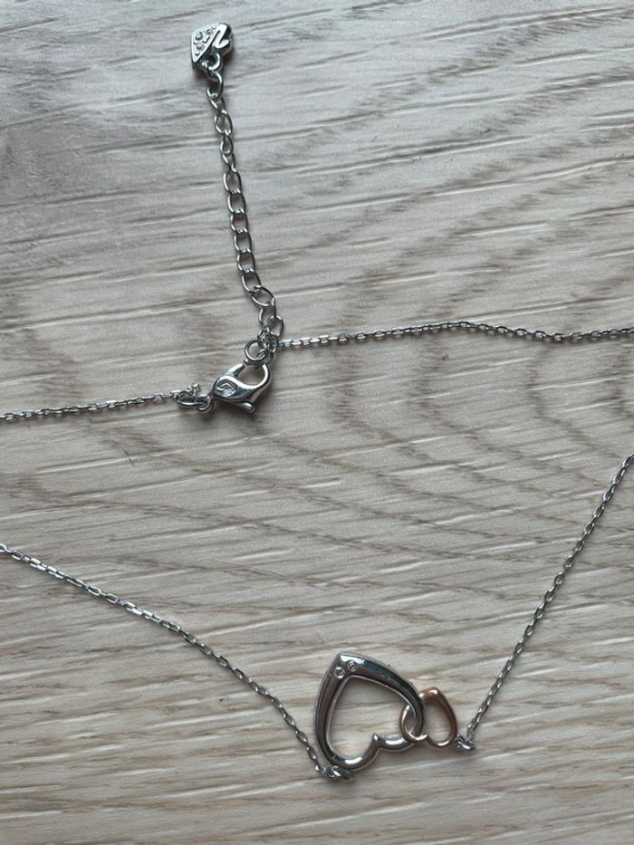 Collier double cœur - photo numéro 7