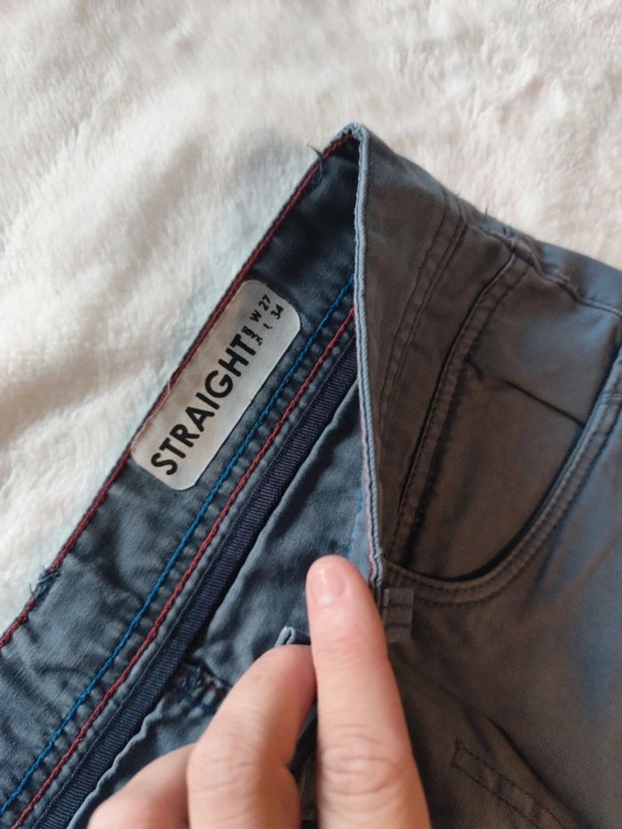 Jeans homme taille haute jambe large straight marque jules taille 36 - photo numéro 6