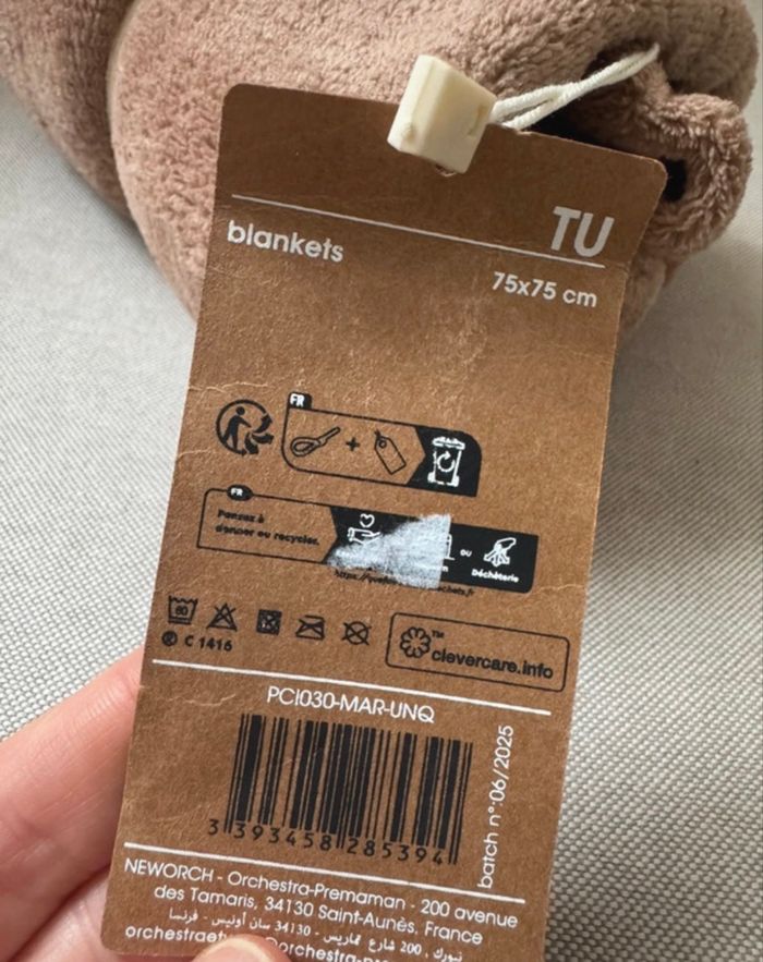 Petit plaid neuf Orchestra - photo numéro 3