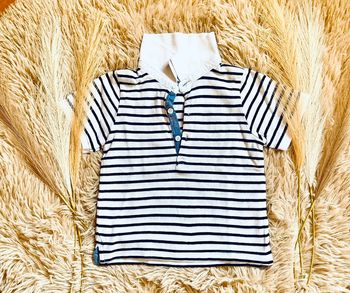 Polo manches courtes marinière