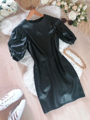 Robe effet cuir taille XS H&M