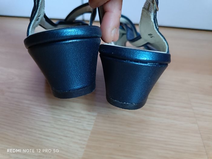 Ballerines marine Damart ouvertes P.38 - photo numéro 6