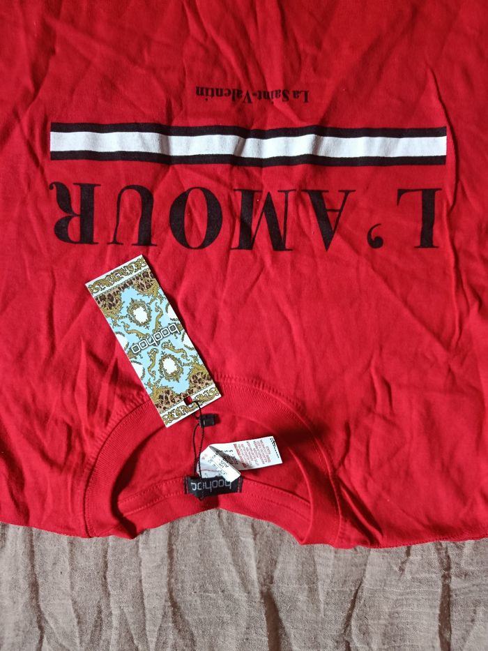 Tee-shirt rouge Boohoo en S - photo numéro 2