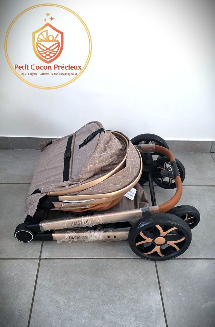 Poussette 3-en-1 Magic ZC marron / Neuve / Vendeuse déclarée dans la puériculture. - photo numéro 8