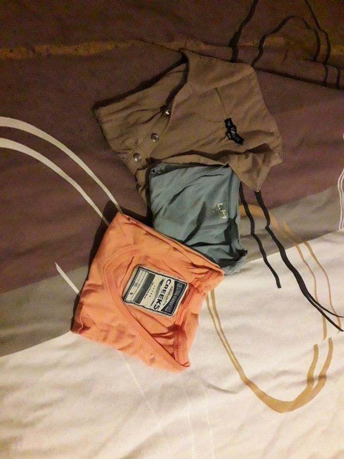 Lot 3 t-shirt femme manches courtes