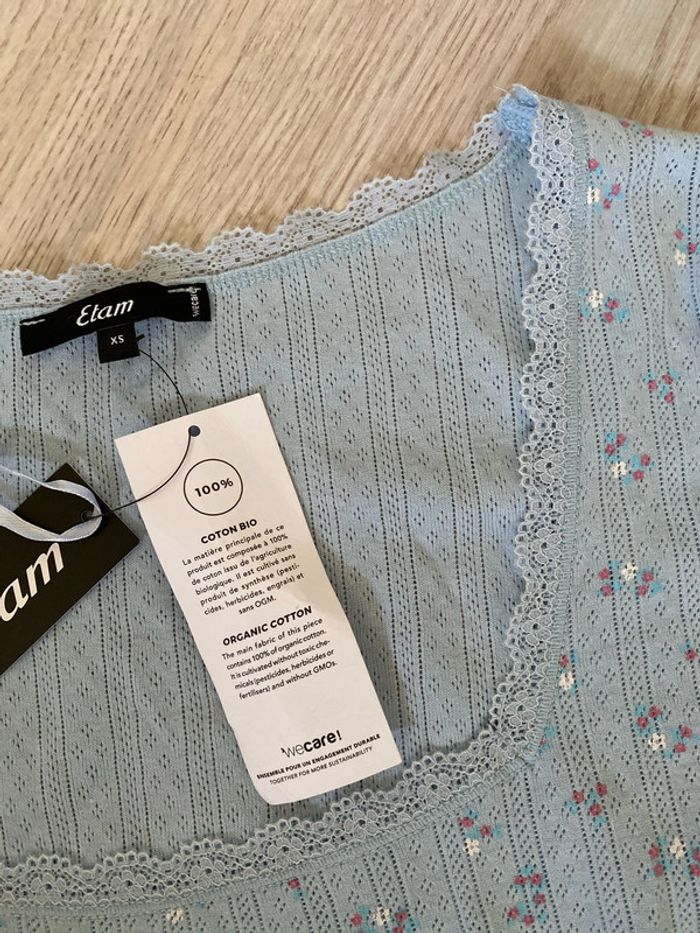 Tee shirt t-shirt Etam taille XS S Neuf - photo numéro 3