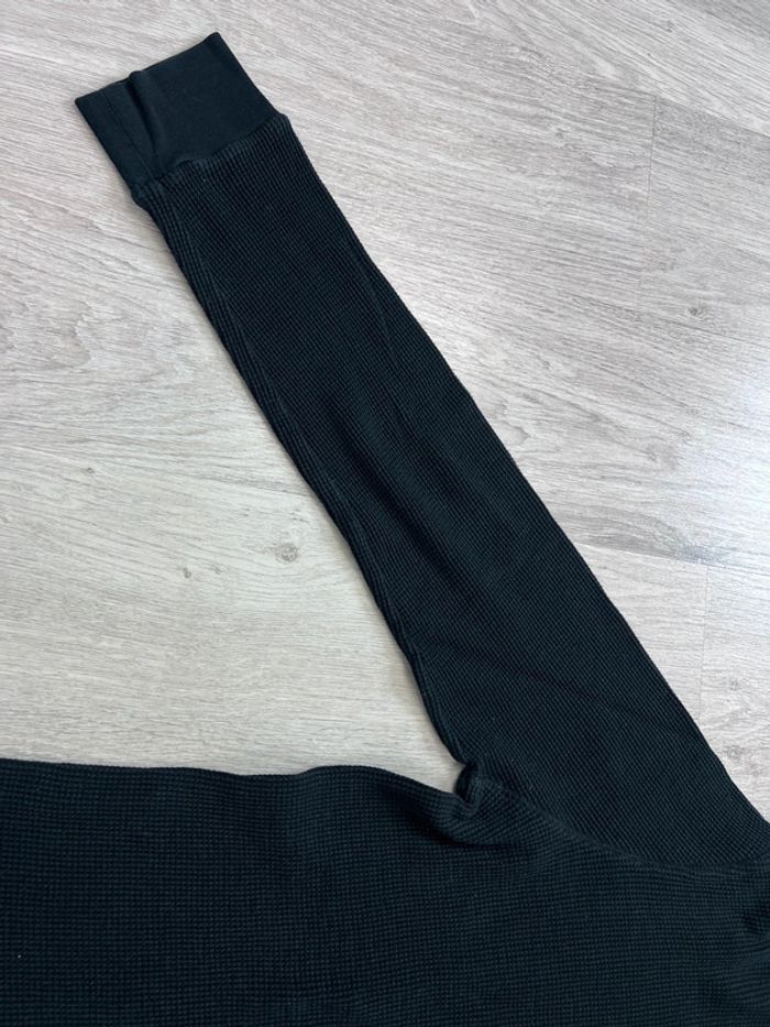 Pull nid-d’abeilles Ralph Lauren Noir avec logo brodé rouge Taille XXL - photo numéro 10