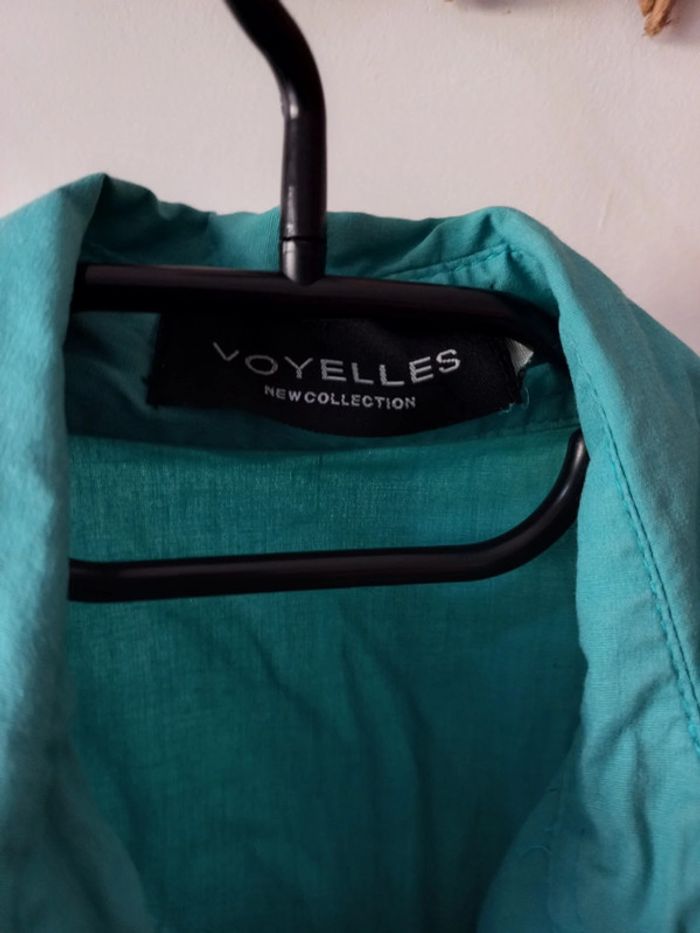 Chemise bleu/vert - photo numéro 3
