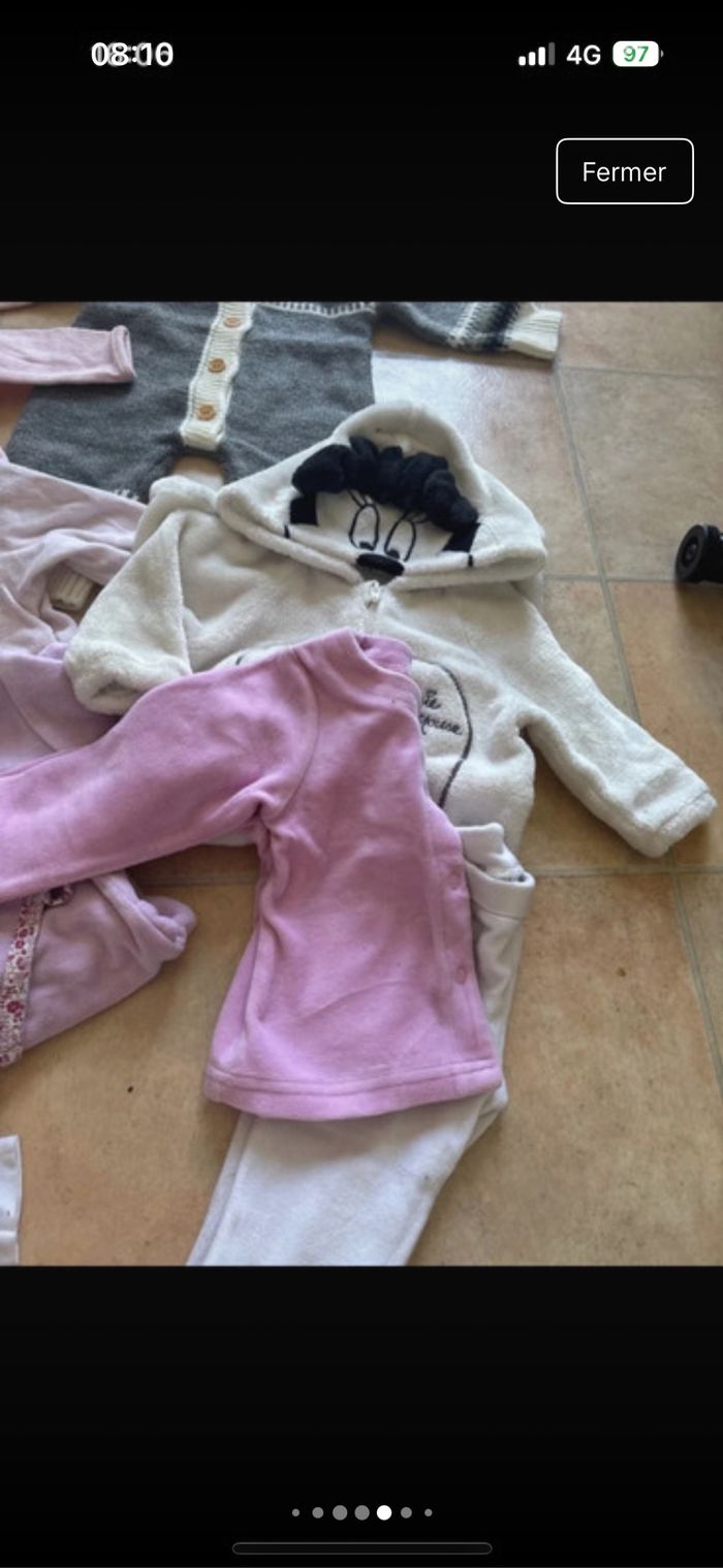 Lot 6 mois fille pyjamas vertbaudet - photo numéro 5