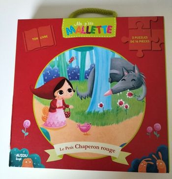 Ma p'tite mallette : le petit chaperon rouge (livre et puzzles)