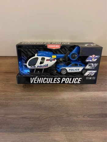 WDK - Coffret 2 véhicules de Police - 3 ans et plus