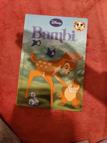 Livre Disney bambi