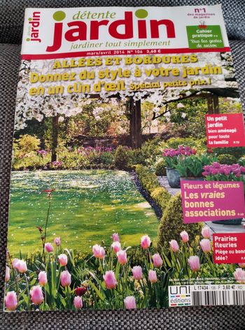 Détente jardin N 106, allées et bordures