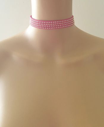 🩷 Tour de cou avec strass #emyfleury_bijoux