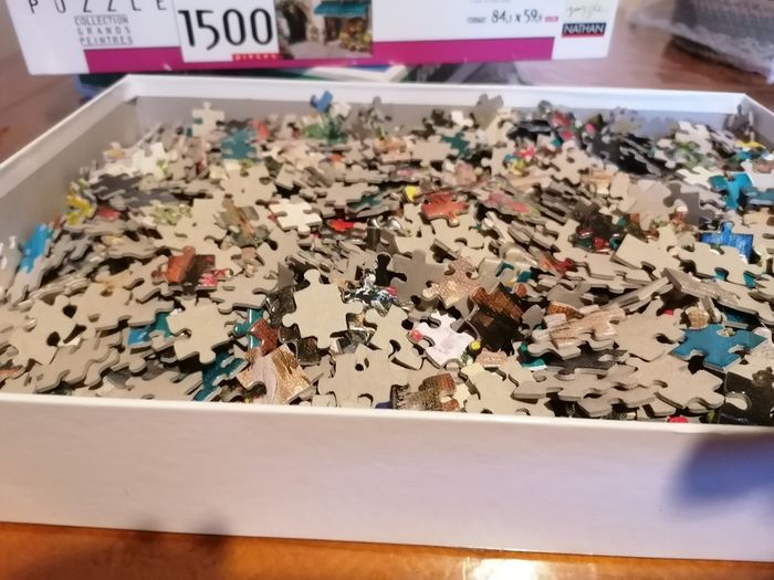 2 puzzles 1000 et 1500 pieces Nathan - photo numéro 4
