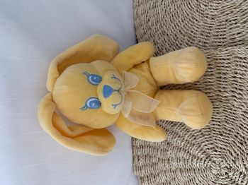 Doudou lapin jaune My Baby Sweet Azo Free