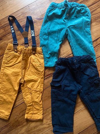 Lot pantalons 12 mois