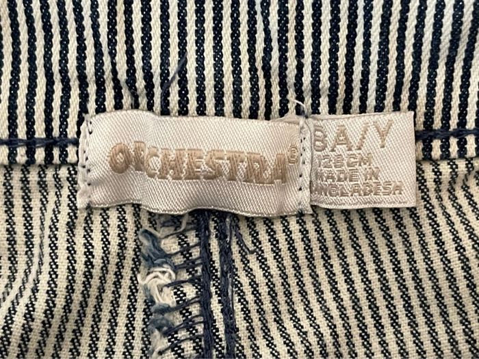 Jeans à rayures blanc et bleu - Orchetsra - 8 ans - photo numéro 4