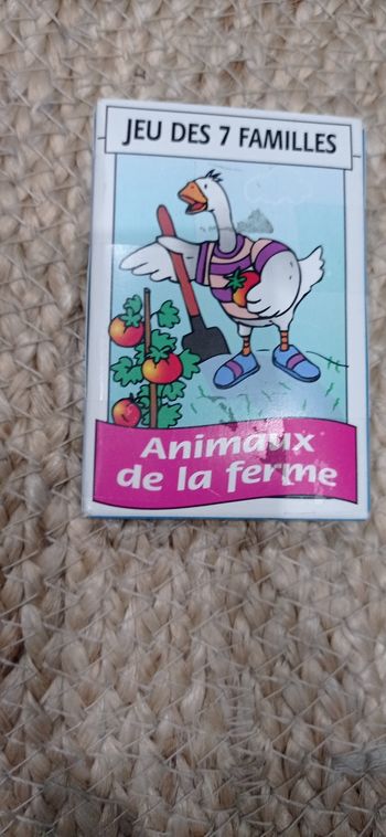 Jeu des 7 familles, Les animaux de la ferme, Kim'play, TBE