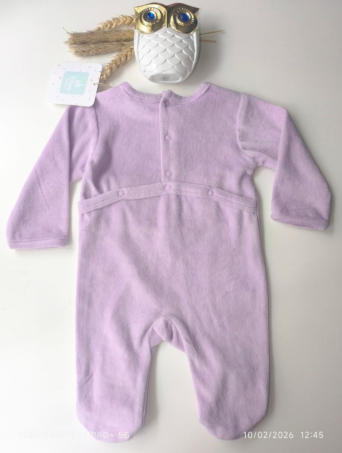 Pyjama velours 3 mois fille Disney stitch neuf - photo numéro 3