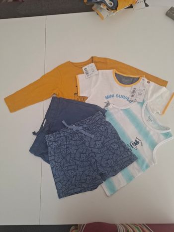 Lots de vêtements garçons 18mois neufs