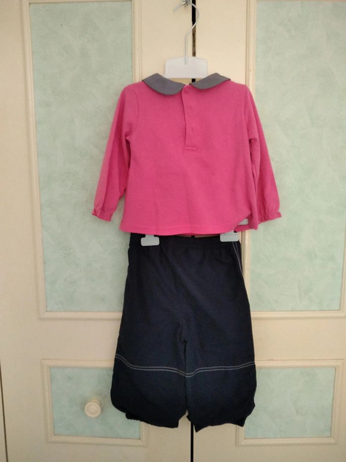 ensemble rose chaud 18 mois - photo numéro 2