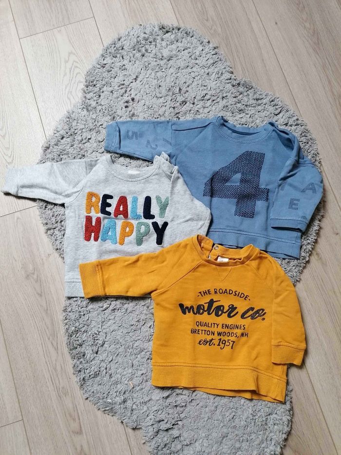 Lot de 3 sweats garçon 6 mois H&M #espanolitinagarcon6mois