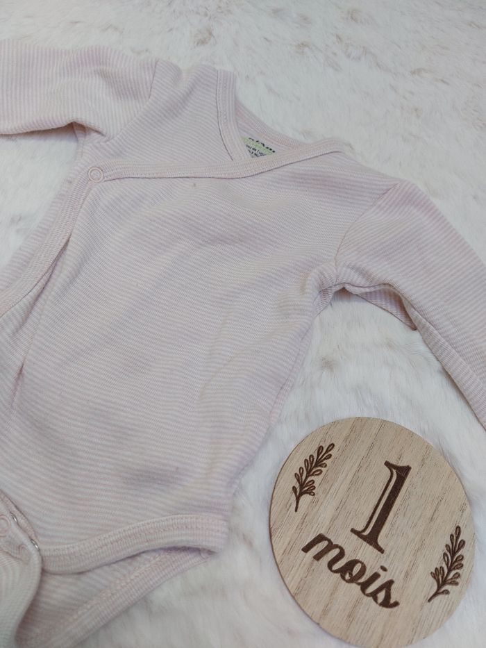 Lot de 4 bodies manches longues - photo numéro 3