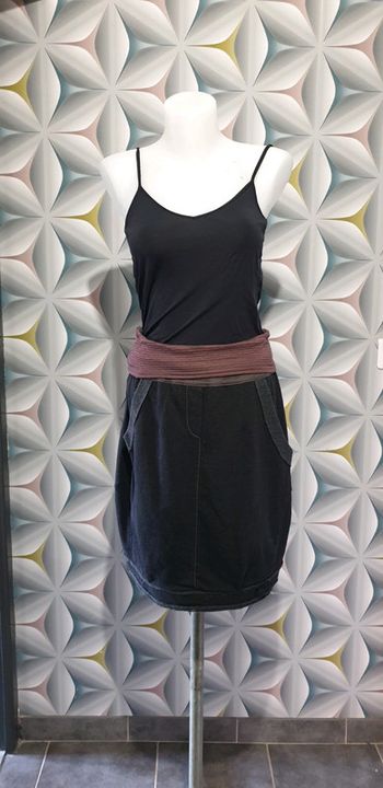 Jupe taille élastique