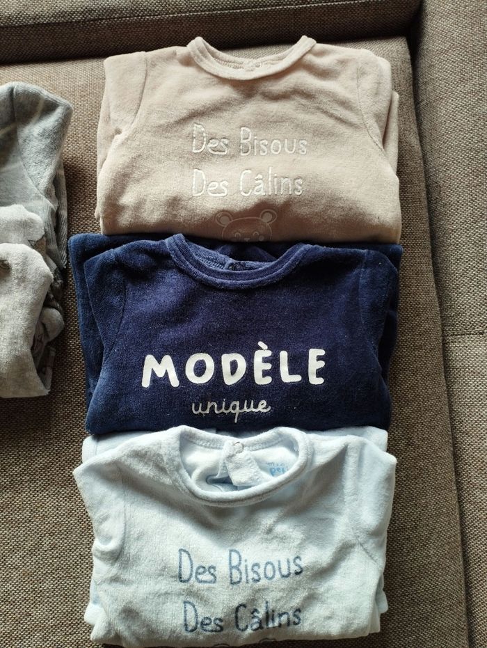 Lot de 3 pyjamas