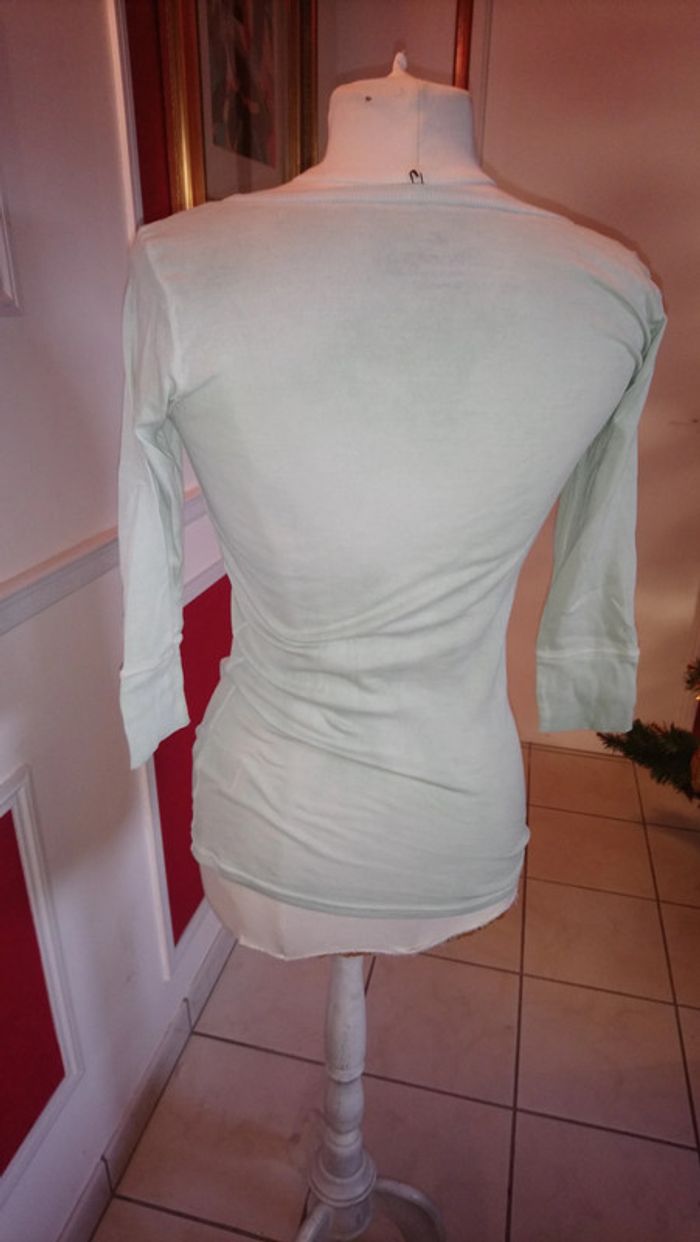 T shirt vert sapin neuf herrlicher t m 36 38 - photo numéro 3