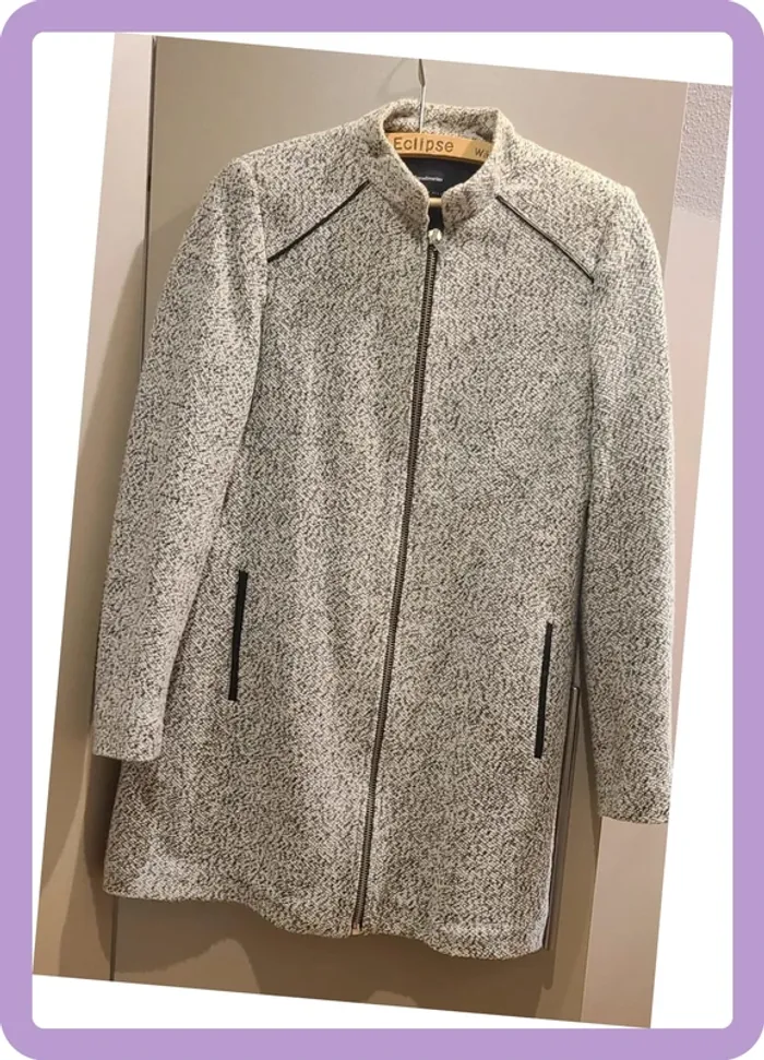 Joli manteau tout doux chiné M, Stradivarius